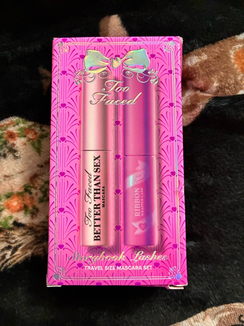 Too Faced Pink Travel Size Mascara Set - Better Than Sex & Ribbon Wrapped Lash